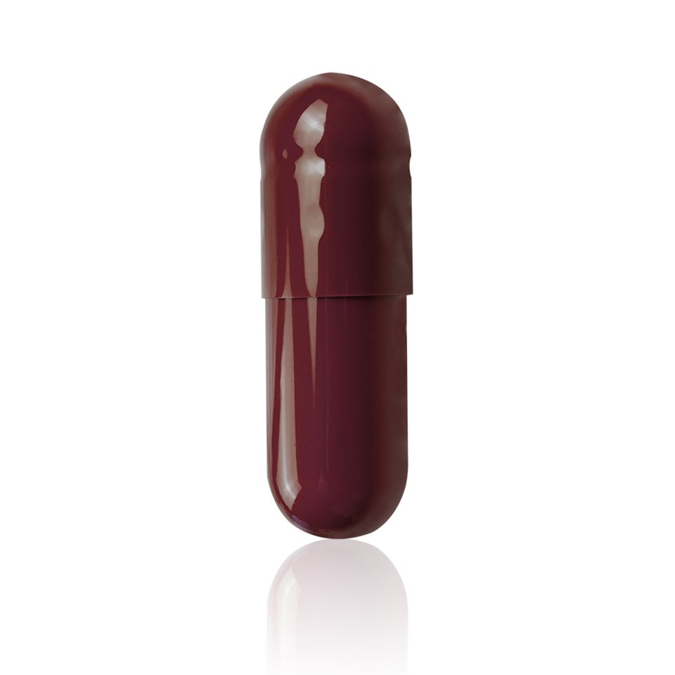 0# Black Gelatin Capsules