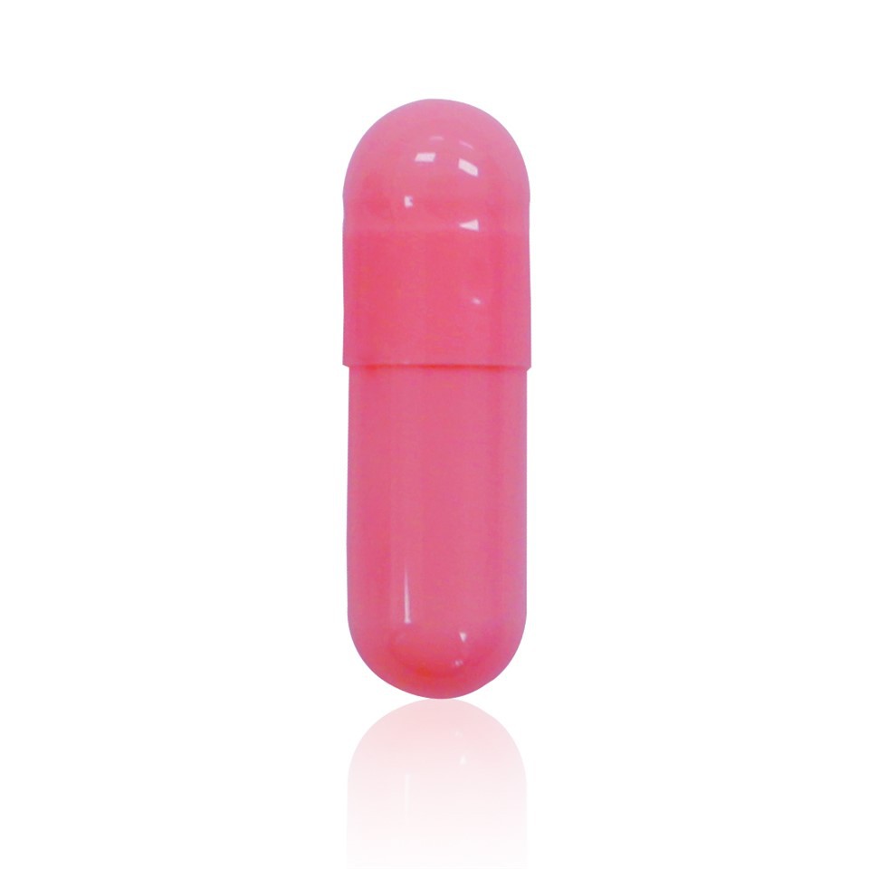0# Dark Pink Gelatin Capsules