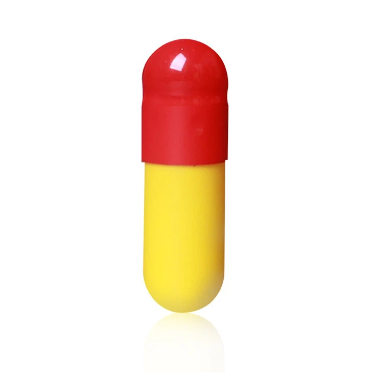 Red-Yellow Gelatin Capsules