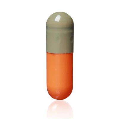 0# Gray Red Gelatin Capsules