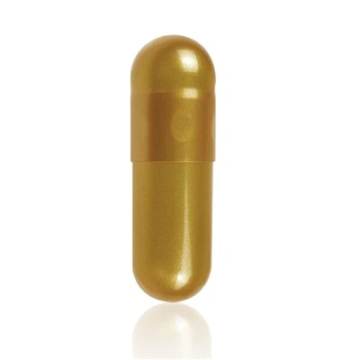Gold Pearl Gelatin Capsules