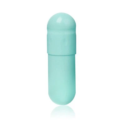 Light Blue Gelatin Capsules