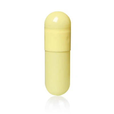 Light Yellow Gelatin Capsules