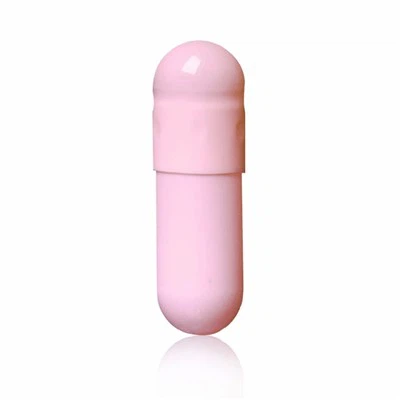 Pink Gelatin Capsules