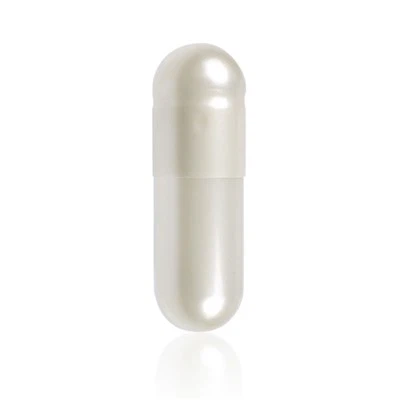 White Pearl Gelatin Capsules