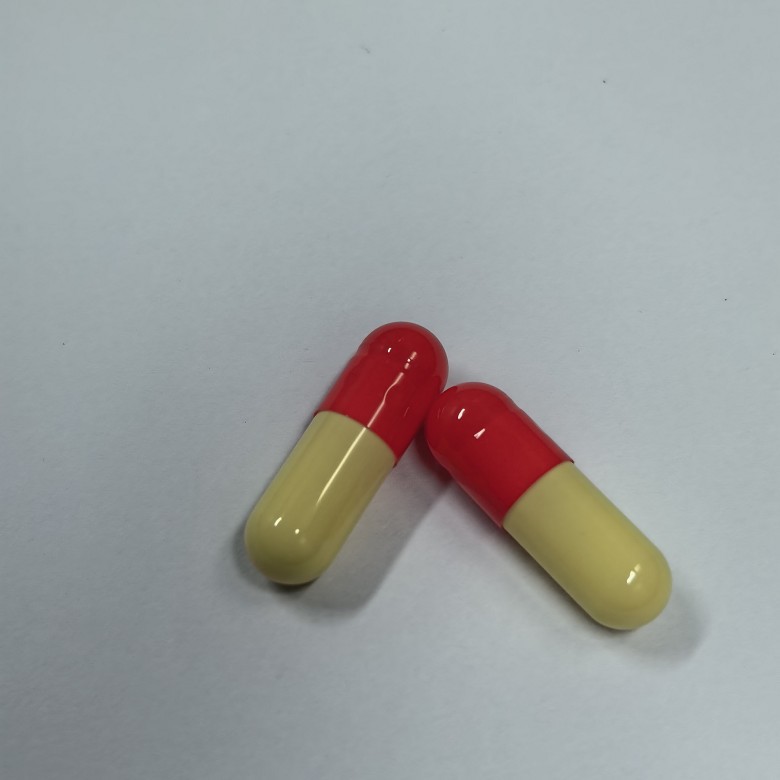 Red-Yellow Gelatin Capsules