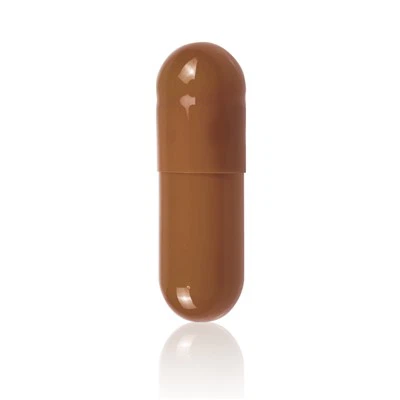 0# Brown Grey Gelatin Capsules