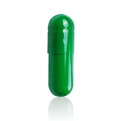 0# Green Gelatin Capsules